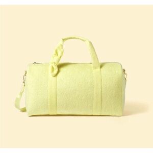 Stoney Clover x Target Yellow Terry Cloth Embossed Palm Tree Duffle Bag Beach